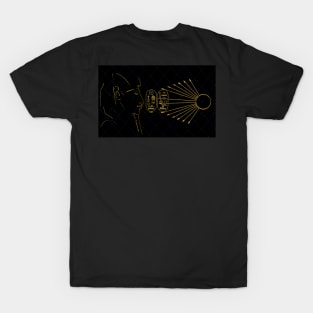 Akhenaten In Gold Mask T-Shirt